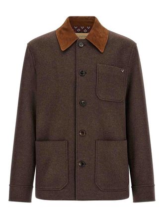 Valentino Garavani Brown Caban Coat