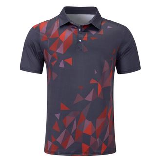 Generic WINWUQB Mens Polo Shirts Short Sleeve Regular-Fit Golf T-Shirts Gradient Contrasting Colours Polos Breathable Casual Work Sports Tops ( -2-Grey,4XL)