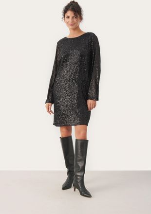 Part Two Jersey jurk Regular fit black