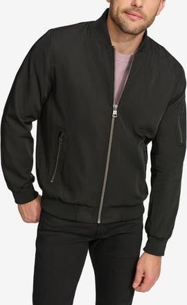 Calvin Klein Bomber Flight Jacket in Black at Nordstrom Rack, Size Xx-Large