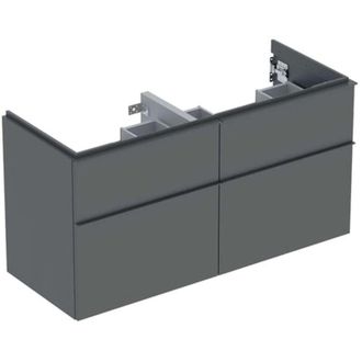 Keramag Keramag - Geberit Icon Mueble Bajo Lavabo Para Lavabo Doble, 4 Cajones
