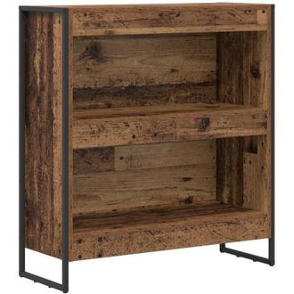 vidaXL Book Cabinet Old Wood 80 x 30 x 86.5 cm Engineered Wood vidaXL