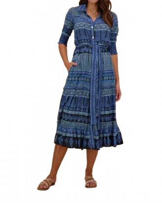 Rubyyaya Noida Maxi Dress In Denim