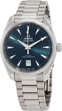 Omega Pre-owned Omega Seamaster Aqua Terra Blue Dial Unisex Watch 220.10.38.20.03.003