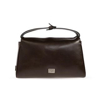 Dolce & Gabbana Tassen, Dames, Bruin, ONE Size, Leer, Vittoria Handtas