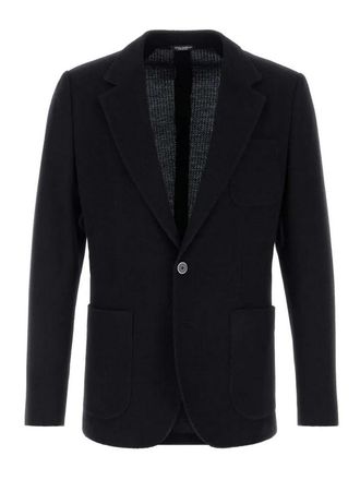 Dolce & Gabbana Taormina Single-Breasted Jersey Jacket