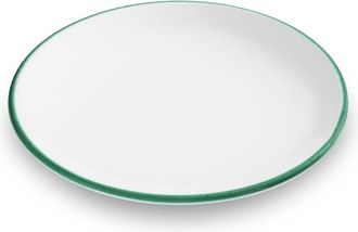 Gmundner Keramik Gmundner Keramik - Gmundner Cer&aacute;mica Borde Verde, Plato De Postre Taza (&oslash; 20cm)