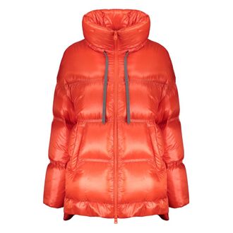 Herno Goose Down Stand Collar Jacket - female - Herno - Down Jackets - Red - 3XL - Jackets