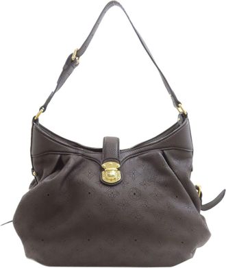 Louis Vuitton Dark Brown Mahina Leather Tote Bag (Pre-Owned)