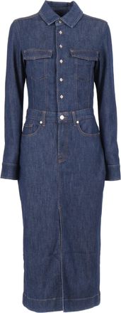 7 For All Mankind L/s Maxi Dress Halona