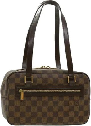 Louis Vuitton Pre-owned Canvas Schoudertas - Dames - Vintage Schoudertas - Bruin - ONE Size - Vintage