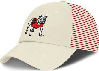 Nike Georgia Denim Club Nike Mens College Adjustable Hat in White | NC2H11KUGV-0Y0
