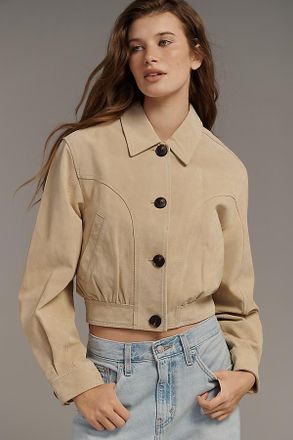 Blank NYC Morning Latte Suede Jacket