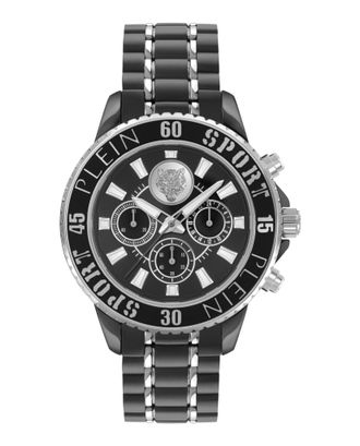 Plein Sport Glam Chrono Silicone Watch