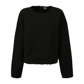 Max Mara Tops, Dames, Zwart, M, Katoen, Jumcos Sweatshirt