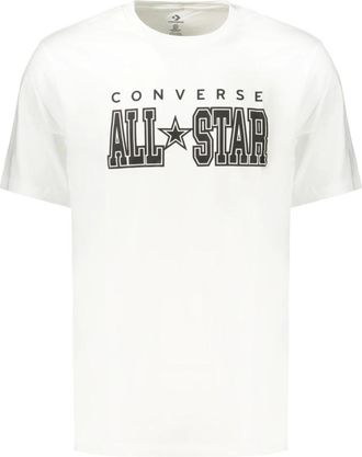 Converse Hombre, Camisetas, Blanco, Talla: XL