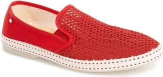 Rivieras Shoes Classic Slip-On in Rouge Red at Nordstrom Rack, Size 43