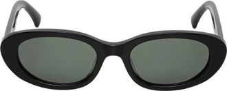 Patrizia Pepe Ovale Zonnebril - Dames - Zonnebrillen - Zwart - ONE Size - Accessoires