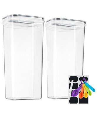 Sorbus Pack Of 2 Airtight Food Dispenser Containers