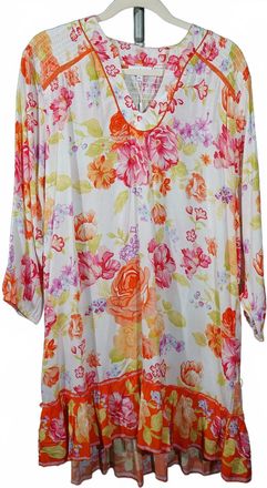 Tolani Womens Gisela Dress In Tangerine