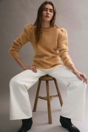 H&M Mohair-blend Jumper in Beige at Nordstrom, Size X-Small