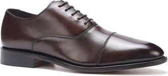 Anthony Veer Clinton Cap-toe Oxford in Chocolate Brown Burnished at Nordstrom, Size 7