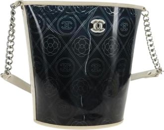 Chanel Pre-owned Vintage Bucket Shoulder Bag - Pre-owned - Mujer - Azul - ONE SIZE