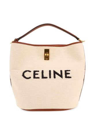 Celine 16 bucket bag - women - Leather - One Size - Neutrals