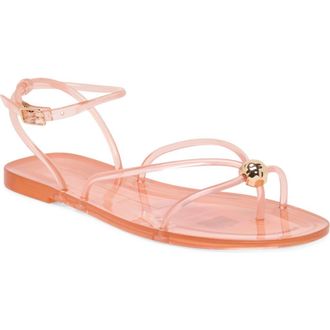 Dolce Vita Kenley Ankle Strap Jelly Sandal in Rose Jelly at Nordstrom, Size 11