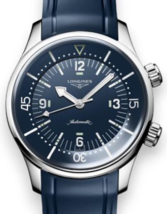 Longines Hertiage Automatic Blue Dial Mens Watch L3.764.4.90.9