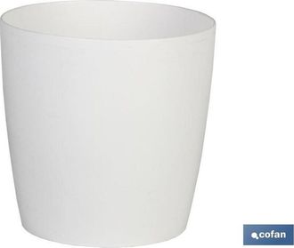 cofan Maceta Camelia Color Blanco 25x23.6cm Caja 12 Unid., La Maceta Modelo Camelia Est&aacute; Fabricada En Polipropileno De Alta Calidad Proporcionando Una Gran 