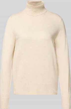 s.Oliver Red Label Regular Fit Rollkragenpullover aus Viskose-Mix in Beige, Größe 34