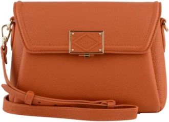 Pourchet Carat Schoudertas - Dames - Schoudertassen - Oranje - ONE Size - Leer - Tassen
