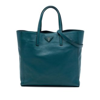 Prada Pre-owned Prada Saffiano Soft Triple Pocket Tote Ladies GTSJOMUPJ246ARMW