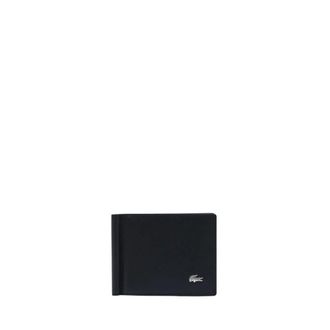 Lacoste Pinza para billetes de piel FG - Accessories - Mujer - Negro - ONE SIZE