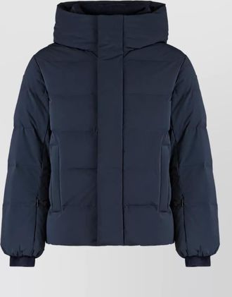 Fusalp hooded short down puffer jacket