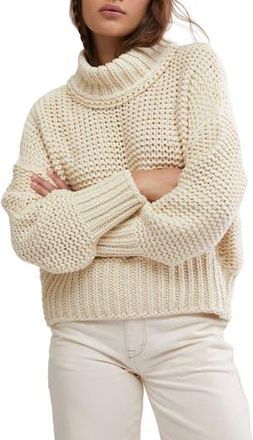 Free People My Only Sunshine Sweater in Ivory at Nordstrom Rack, Size X-Large