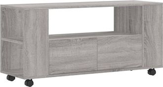 vidaXL Vidaxl - Mueble De Tv Madera De Ingenier&iacute;a Gris Sonoma 102x34,5x43 Cm
