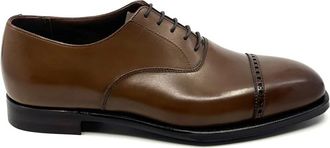 Crockett & Jones Belgrave Richelieu - Heren - Nette schoenen - Bruin - 42 EU - Leer - Schoenen