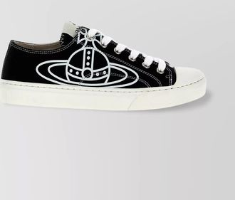 Vivienne Westwood stitching contrast rubber sole sneakers