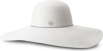 Maison Michel Blanche wool-felt capeline hat - women - Wool Felt - M - White