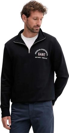 GANT Hombre, Sudaderas, Negro, Talla: S