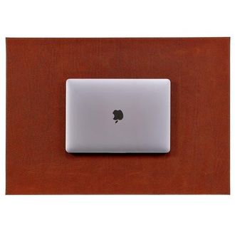 Graphic Image Leather Desk Blotter in Cognac at Nordstrom
