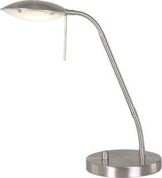 Steinhauer Mexlite - lámpara de mesa - Eloi - acero - vidrio metal - ø 17cm