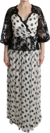 Dolce & Gabbana Maxi Kleedjes - Dames - Maxi kleedjes - Wit - S - Katoen - Kleedjes
