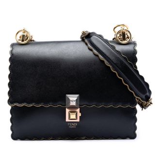 Fendi Pre-owned Fendi Small Scalloped Leather Kan I Crossbody Ladies 6UHAO77ZVHWKYXHC