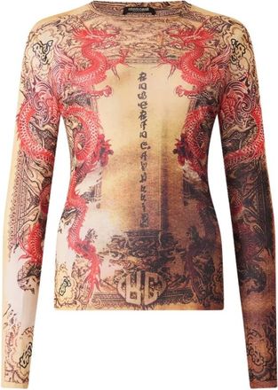 Roberto Cavalli Mujer, Camisetas, Multicolor, Talla: XS