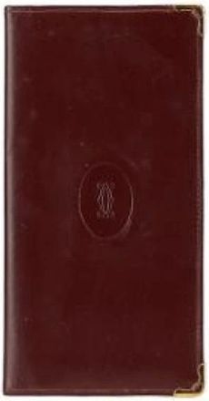 Cartier Pre-owned Wallets, female, Red, Size: ONE SIZE Pre-owned Leather Wallet