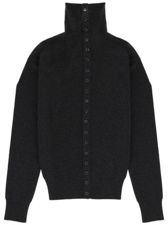 Christophe Lemaire High Collar Cardigan