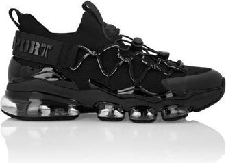 Plein Sport Lo-Top Sneakers Thunder Unisex in Black/black at Nordstrom, Size 35